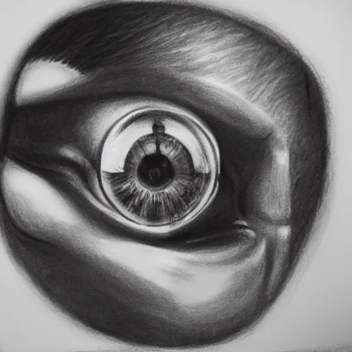 Prompt: mind's eye, charcoal, gta v