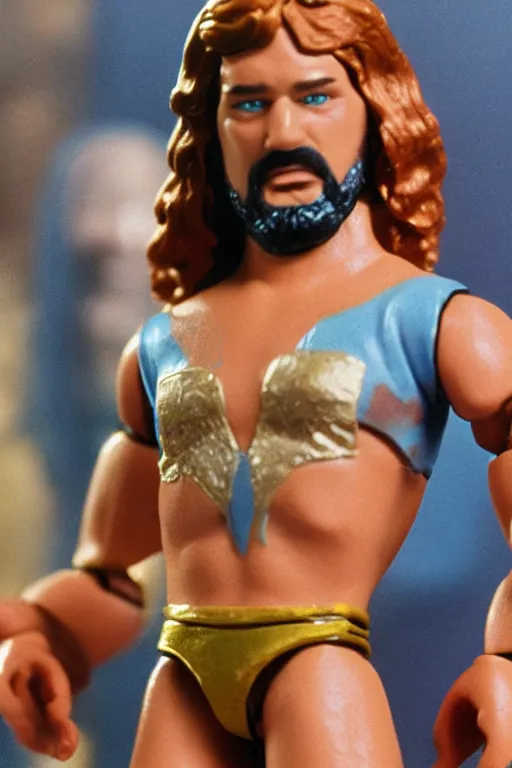 Prompt: jesus christ as a 1 9 8 0 s wrestling action figure