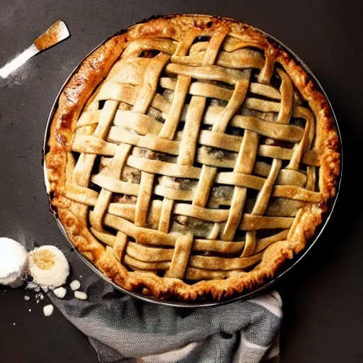 Prompt: 8 women baking delicious pies