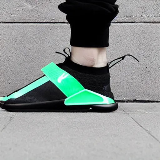 Image similar to futuristiс nike sneackers