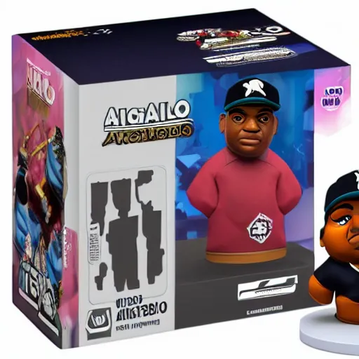 Prompt: Biggie Smalls amiibo