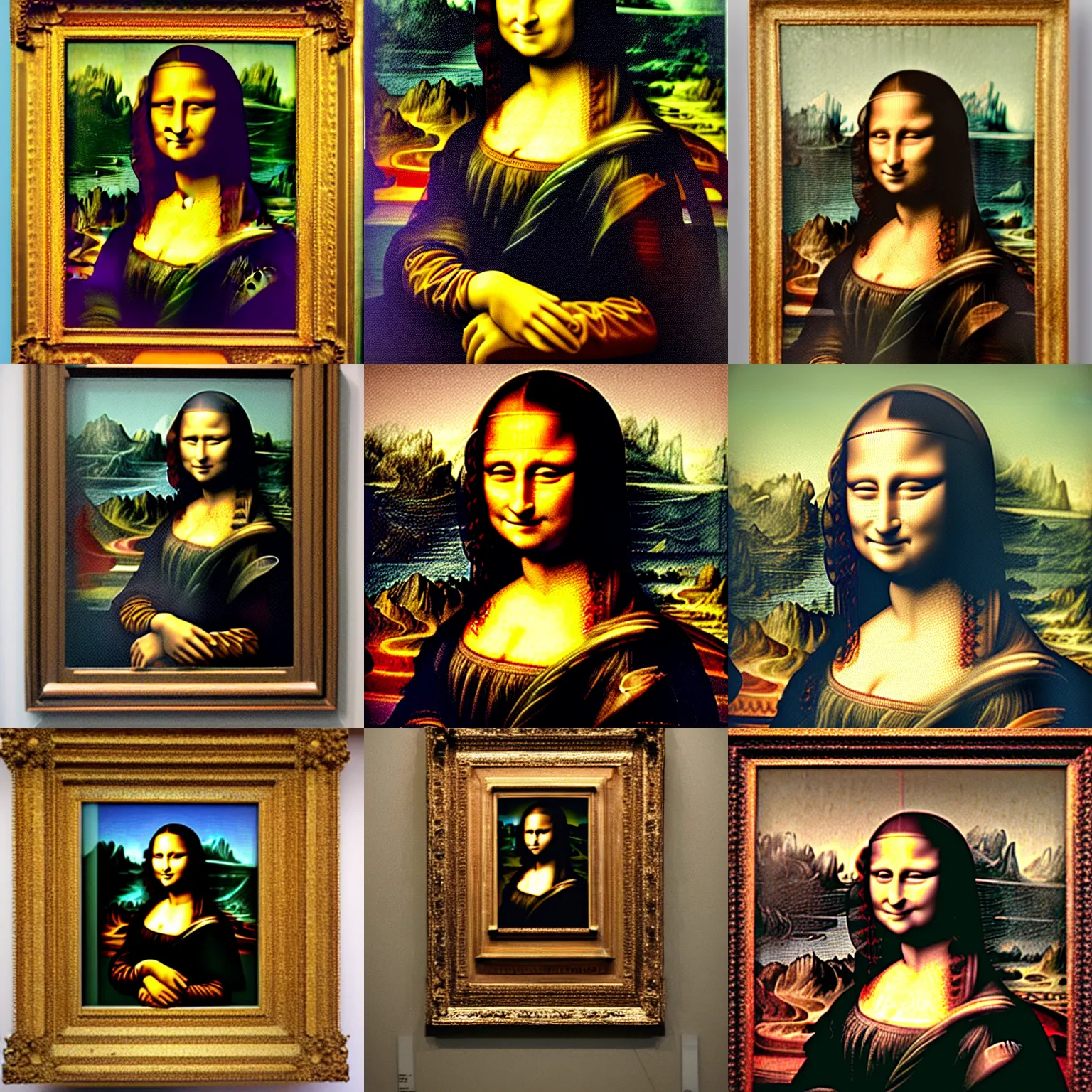 Prompt: a sculpture of the mona lisa