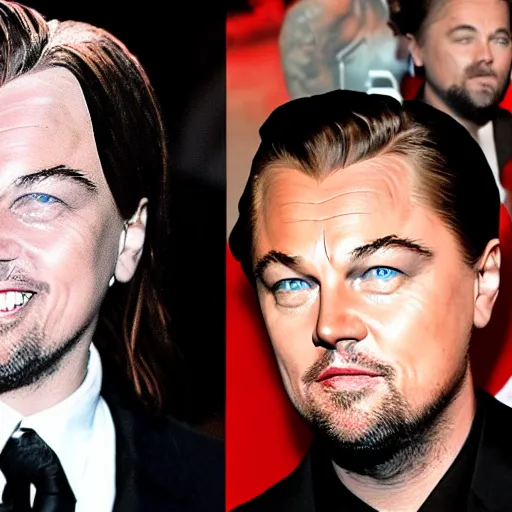 Prompt: leonardo dicaprio as marilyn manson