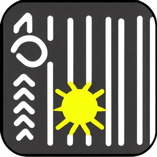 Image similar to icon for weather app, favicon, widely used, icon, sunny, sun, detailed