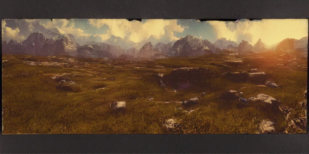 Image similar to call the prime land from the yeast, 8 k, ultra detailed, trending on artstation, polaroid photo, stunning scene