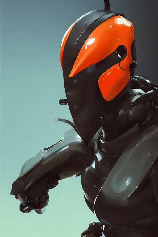 Image similar to robot ninja mask helmet metal gear solid training suit swat commando, aesthetic octane render, 8 k hd resolution, by ilya kuvshinov and cushart krentz and gilleard james, by carl warner and jim woodring, trending on artstation : 1. 5, sweet joy harmony color scheme