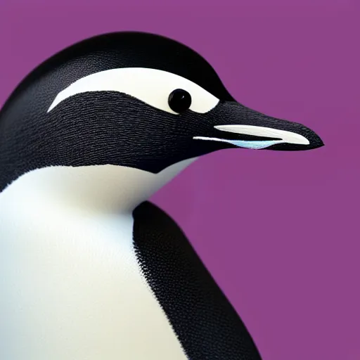 Prompt: penguin with a gun, noot noot, close up, very detailed, 4k