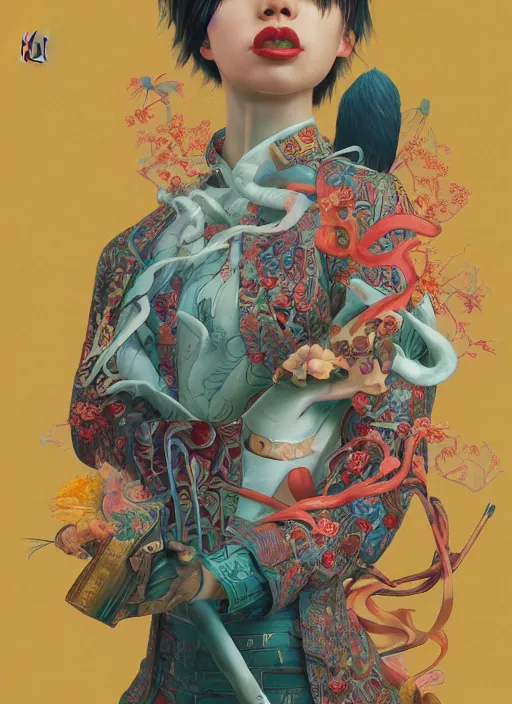 Image similar to chinese :: by Martine Johanna and Simon Stålenhag and Chie Yoshii and Casey Weldon and wlop :: ornate, dynamic, particulate, rich colors, intricate, elegant, highly detailed, centered, artstation, smooth, sharp focus, octane render, 3d