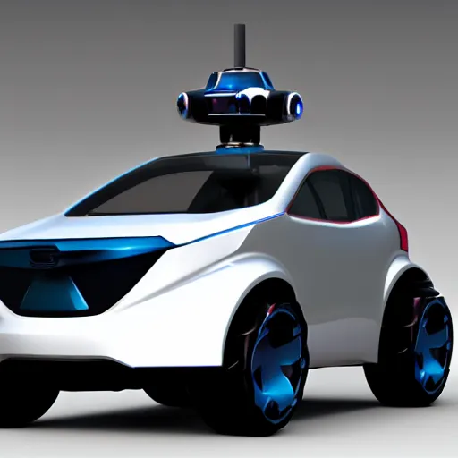 Prompt: concept art of car that can transform into a robot, 3 d - concept, model, 4 k, unreal engine 5