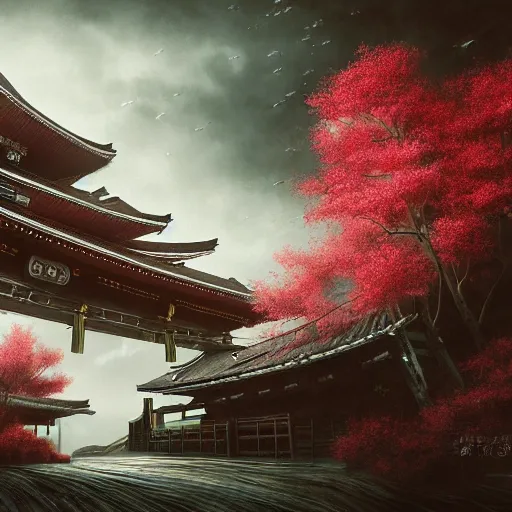 Prompt: shogun audio, action, ultra realistic, hyper detailed, cinematic, digital painting, elegant, intricate, japanese art, trending, futuristic, beautiful scenery,