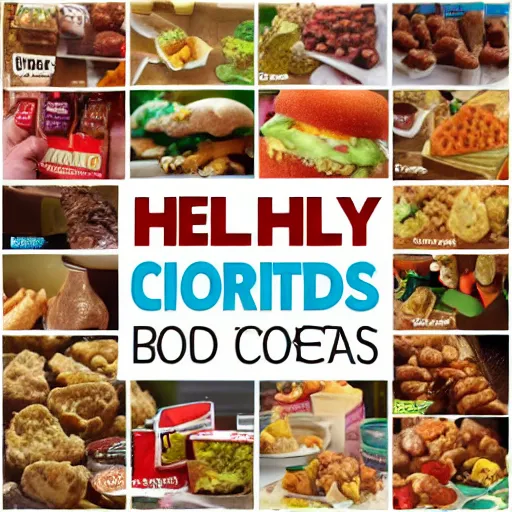 Image similar to hellthy junk food