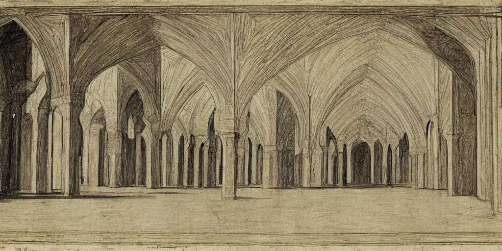 Prompt: : mosque sketch by Leonardo di ser Piero da Vinci