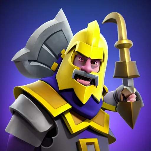 Prompt: Pekka from Clash royale