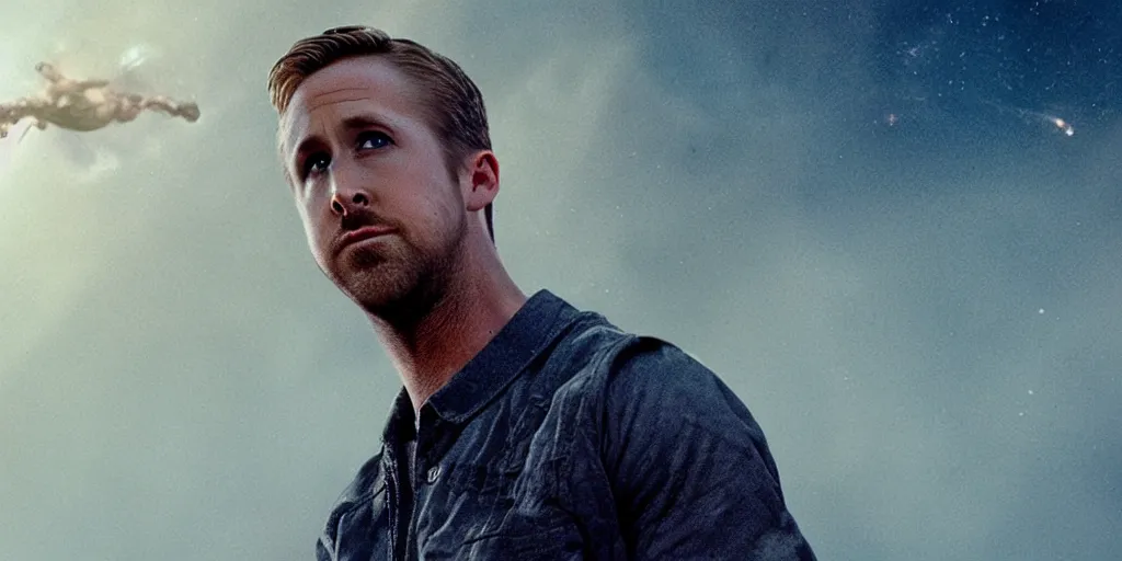 Prompt: Ryan Gosling vs Aliens, hyper realistic, 4k, 8k, cinematik, post-processing highly detailed