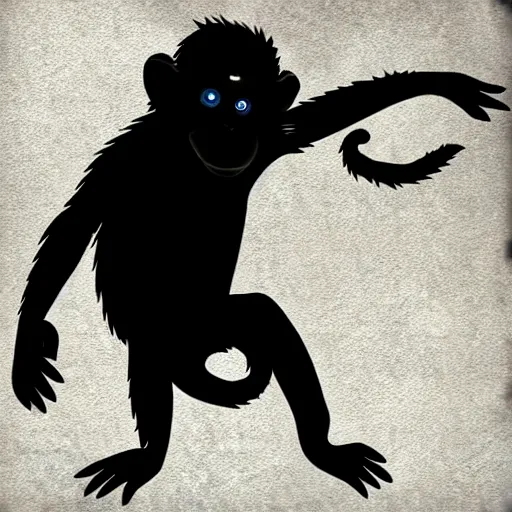 Image similar to monkey in the style of dark souls