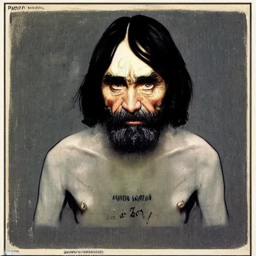 Prompt: “unflattering portrait of Charles Manson, by Norman Rockwell”