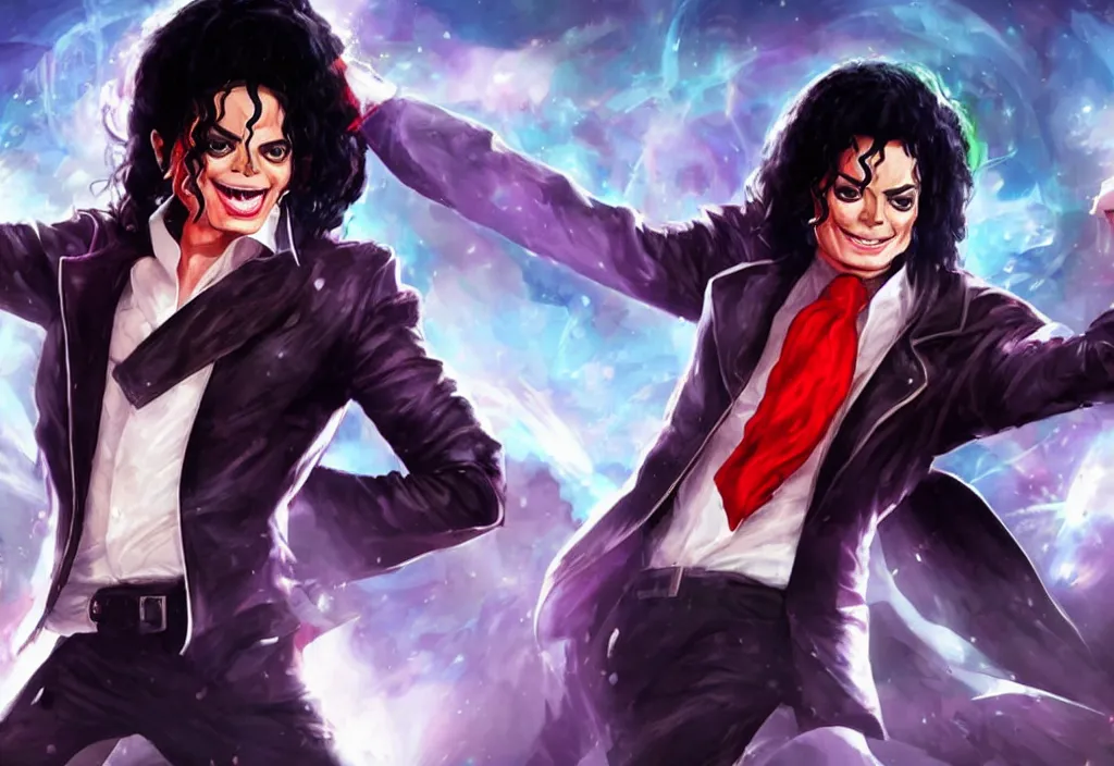 Prompt: michael jackson as a league of legends character