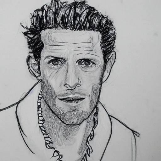 Image similar to ugly drawing of lapo elkann