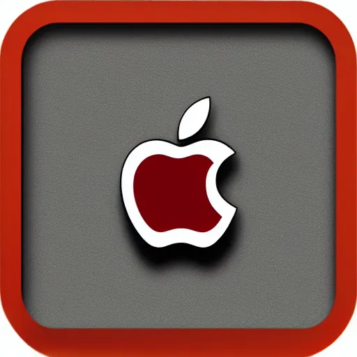 Prompt: Apple icon, ultrarealistic