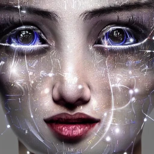 Prompt: photorealistic artist crying that she will be replaced by artificial intelligence-n 9