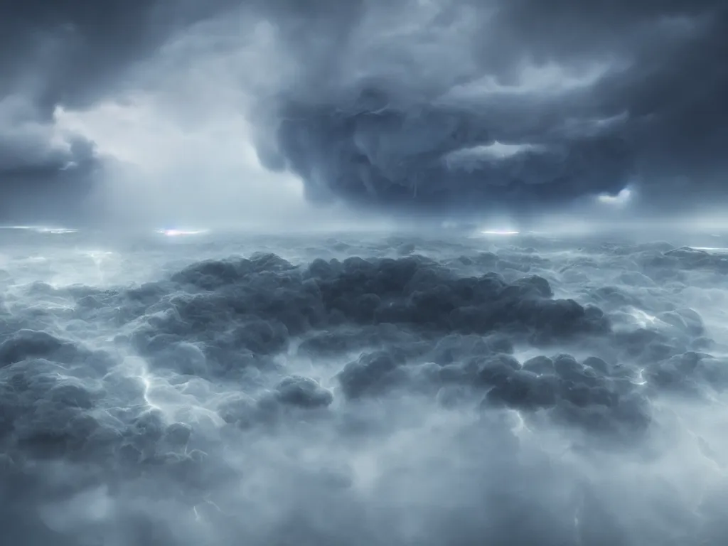 Prompt: supercells, landscapes, storms, craig mullens, unreal engine 5, octane render, scifi, moody, atmospheric, cinematic, very high complexity, 4 k