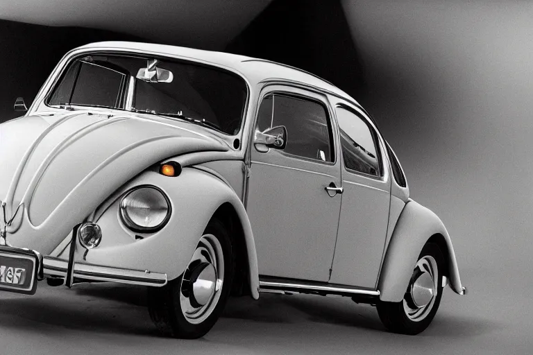 Prompt: a highly detailed cinematic headshot photograph of a volkswagon bug, ultra realistic, depth, beautiful lighting, by richard avedon and annie leibovitz and arnold newman, photorealistic, hyperrealistic, octane, epic composition, hasselblad camera, 5 0 mm, sharp focus, kodak tri - x 3 5 mm, masterpiece, vray