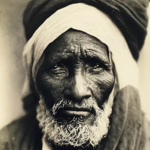 Prompt: old sudanese man, julia margaret cameron,