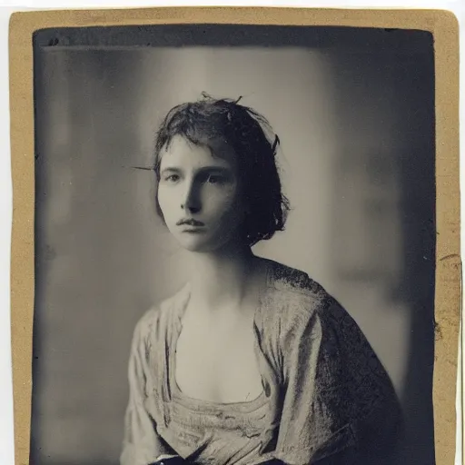 Prompt: photo of young woman by charles baxter