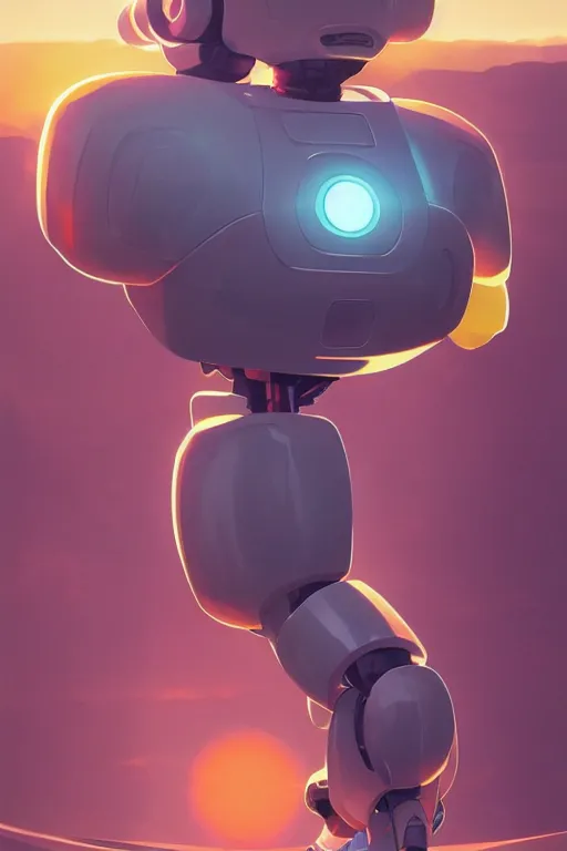 Image similar to metabots medabots medarotto medarot robot minimalist comics, behance hd by jesper ejsing, by rhads, makoto shinkai and lois van baarle, ilya kuvshinov, rossdraws global illumination ray tracing hdr radiating a glowing aura