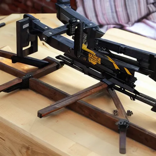 Image similar to crossbow made by dewalt