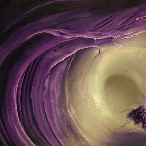 Prompt: Extremely Beautiful Purple Tornado painting by Leonardo Da Vinci, UHD, 4K wallpaper