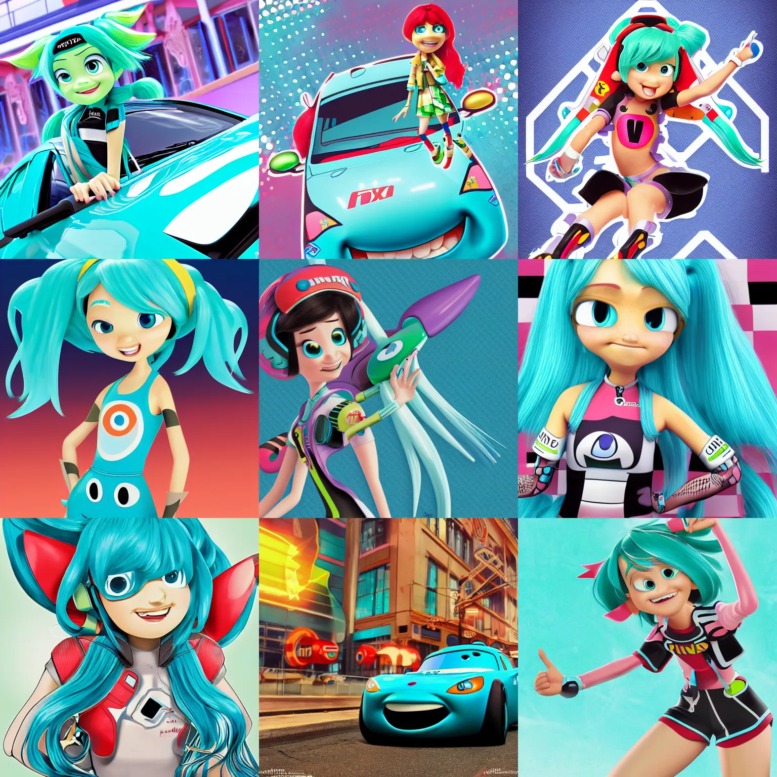 pixar cars characters girl