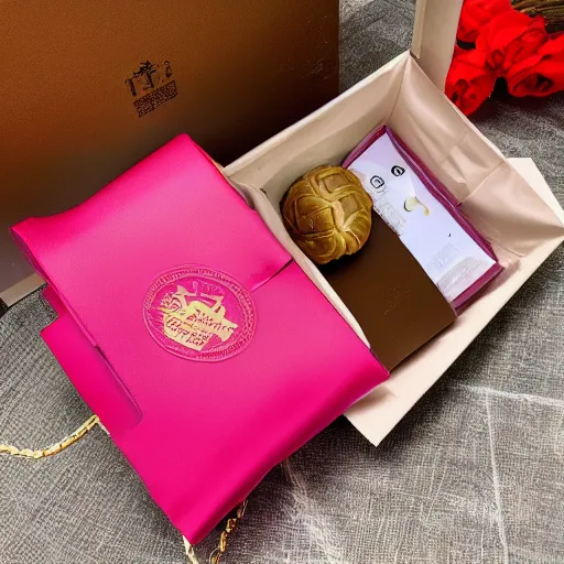 Image similar to mooncake 🥮 handbag 👜 👝 packaging