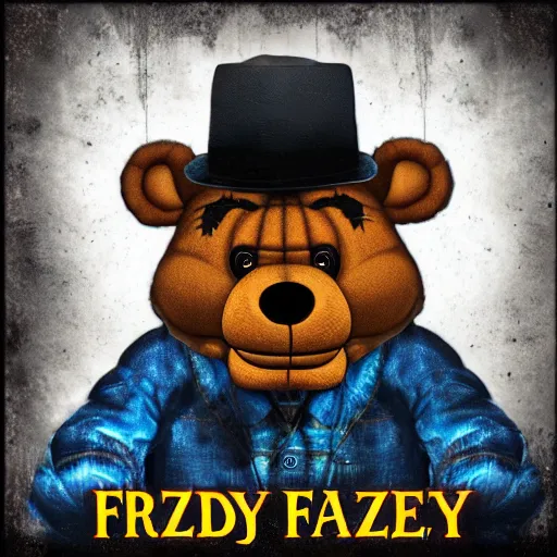 Image similar to freddy fazbear's new album cover art
