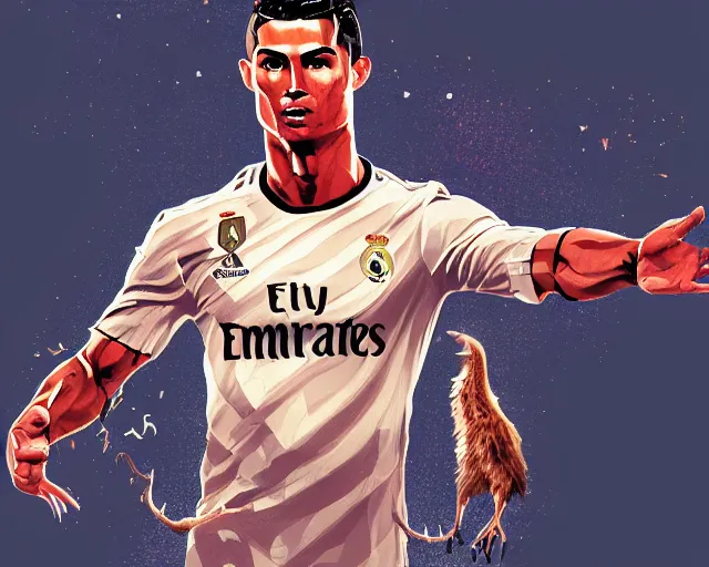 Image similar to cristiano ronaldo as a strong magician, fantasy art, in the style of tony start, illustration, epic, fantasy, intricate, elgant, amazing detail, digital painting, artstation, concept art, smooth, sharp focus