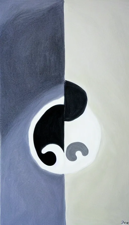 Image similar to Abstract representation of ying Yang concept, by Julie de Graag