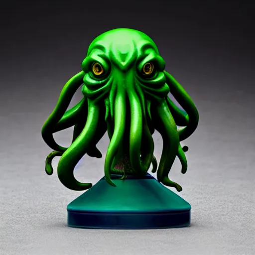 Image similar to a cthulhu figma figurine, product shot