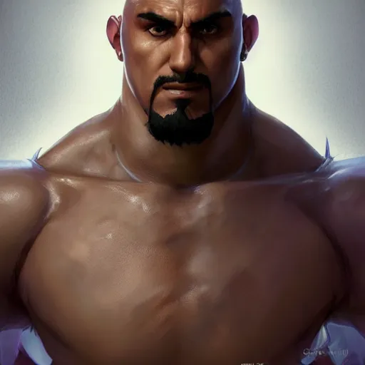 Prompt: arturo vidal as a street fighter character, cg animation, capcom, realistic, character select portrait, by artgerm, greg rutkowski, alphonse mucha, 3 d