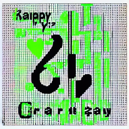 Image similar to y 2 k birthday party selfie, green monochrome 6 4 x 6 4 dot matrix resolution