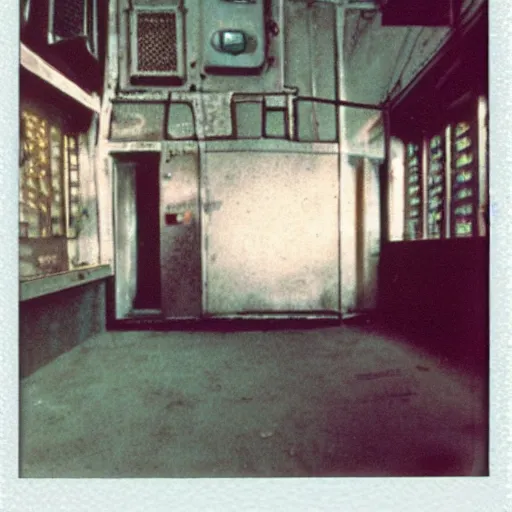 Image similar to color polaroid of HK-47 by Tarkovsky