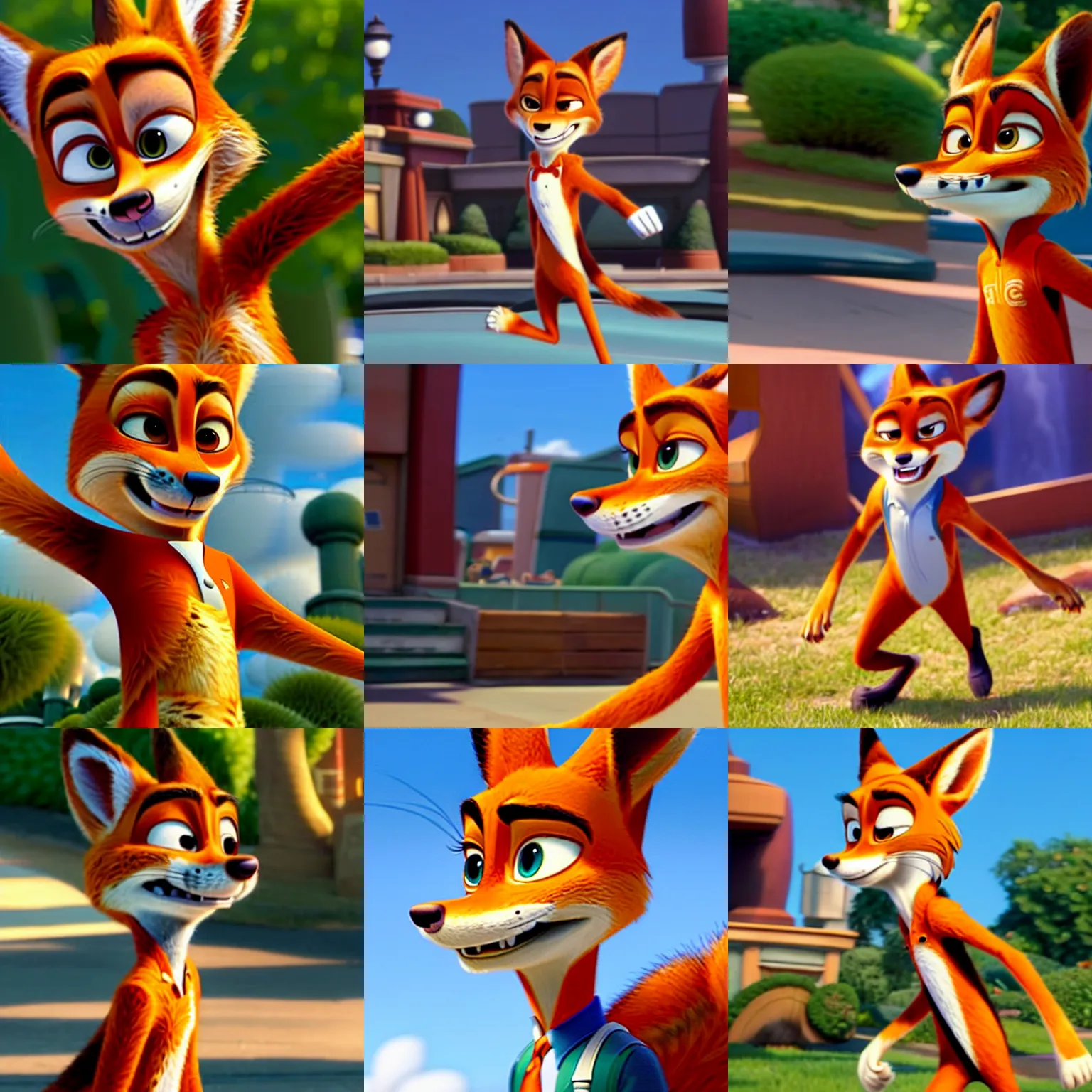 Prompt: Nick Wilde (from Zootopia)
