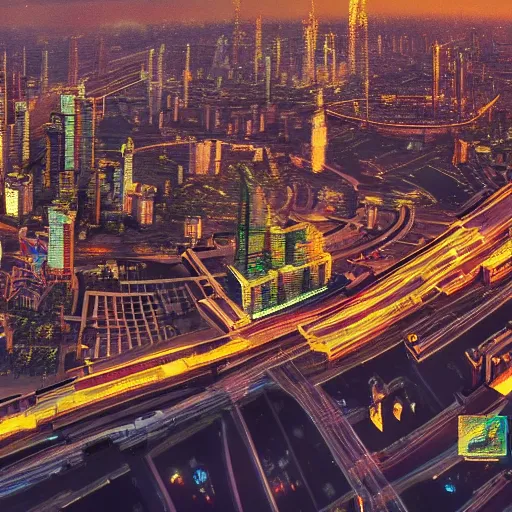 Image similar to soviet megacity, awe - inspiring, dramatic, cinematic, wow, 4 k