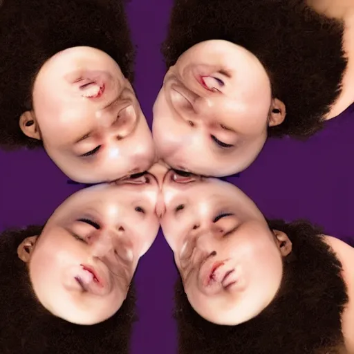 Image similar to upside - down face