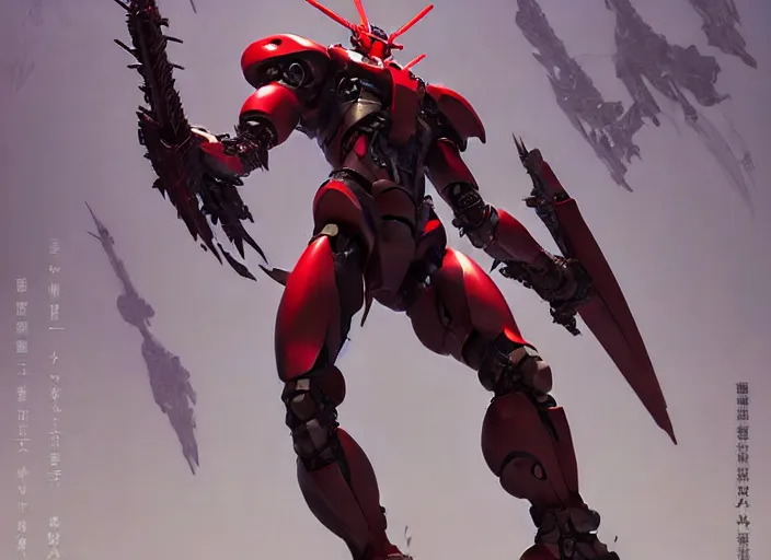 Image similar to character design game art digital 3 d man chines evangelion cyborg armor by gaston bussiere, anna nikonova aka newmilky, greg rutkowski, yoji shinkawa, yoshitaka amano, tsutomu nihei, moebius, donato giancola, trending on artstation, featured on pixiv