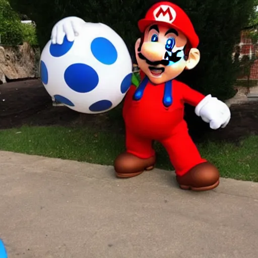 Image similar to Mario in real life