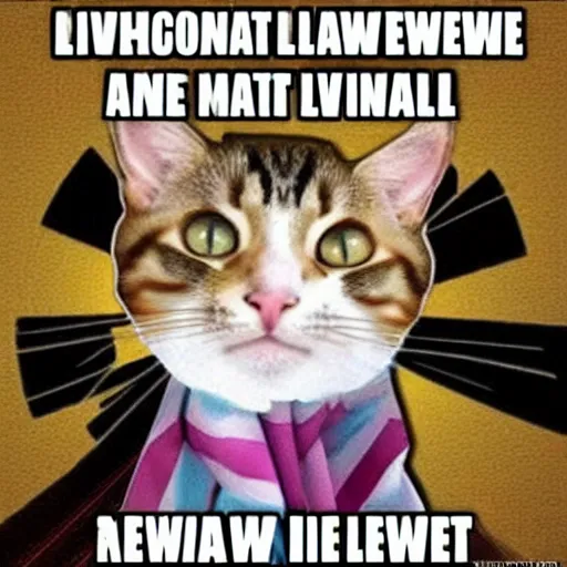 Image similar to Microwave cat lawyer