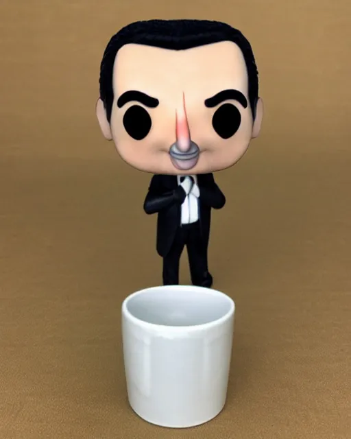 Image similar to mr bean as a funko pop!