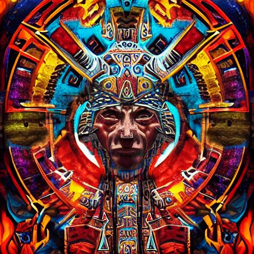 Image similar to “ aztec folklore gods, epic, d & d art, fantasy ”