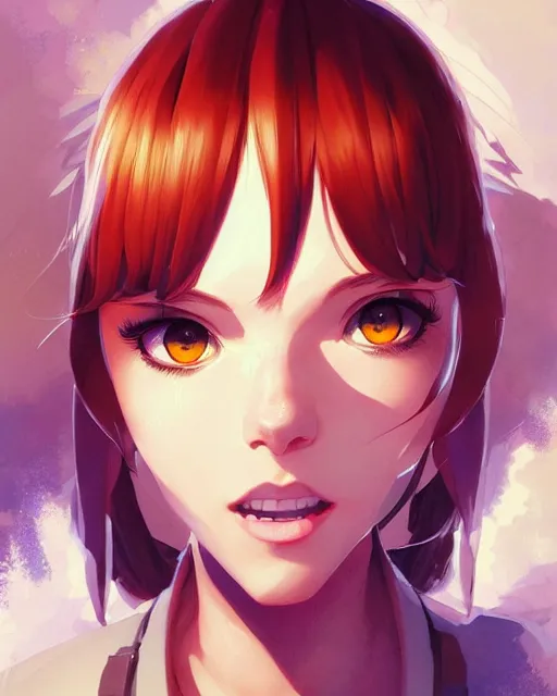 Image similar to anna faris, portrait shinkai makoto studio ghibli studio key hideaki anno sakimichan stanley artgerm lau rossdraws james jean marc simonetti elegant highly detailed digital painting artstation pixiv