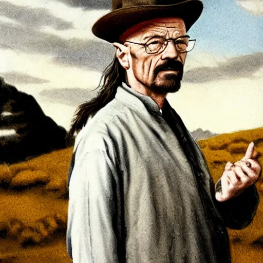 Prompt: walter white in 1 7 0 0